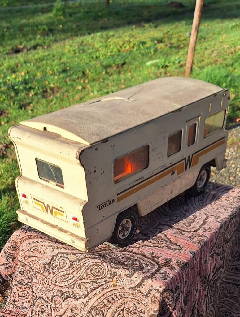Gigant van een vintage Tonka Winnebago camper, 70'r jaren., Gebruikt, ., Ophalen of Verzenden, .