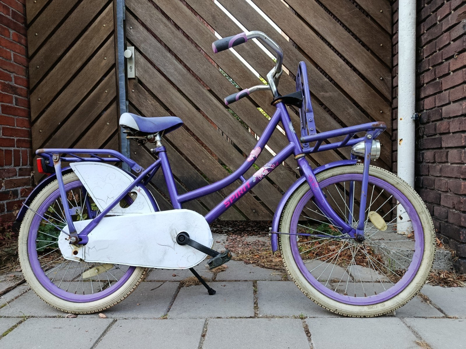 Meisjes fiets Spirit 20 inch terugtraprem transportrek 

- 2, Ophalen, Gebruikt, 20 inch