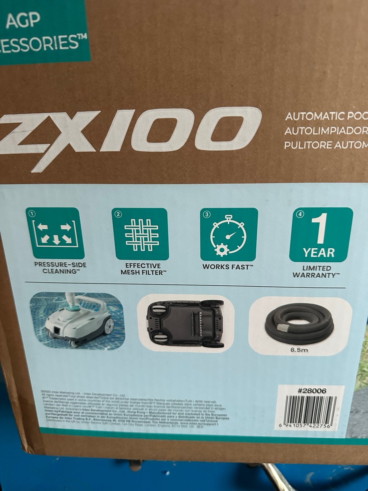 Intex ZX100 Automatische Zwembadreiniger, Ophalen, Nieuw, Overige typen
