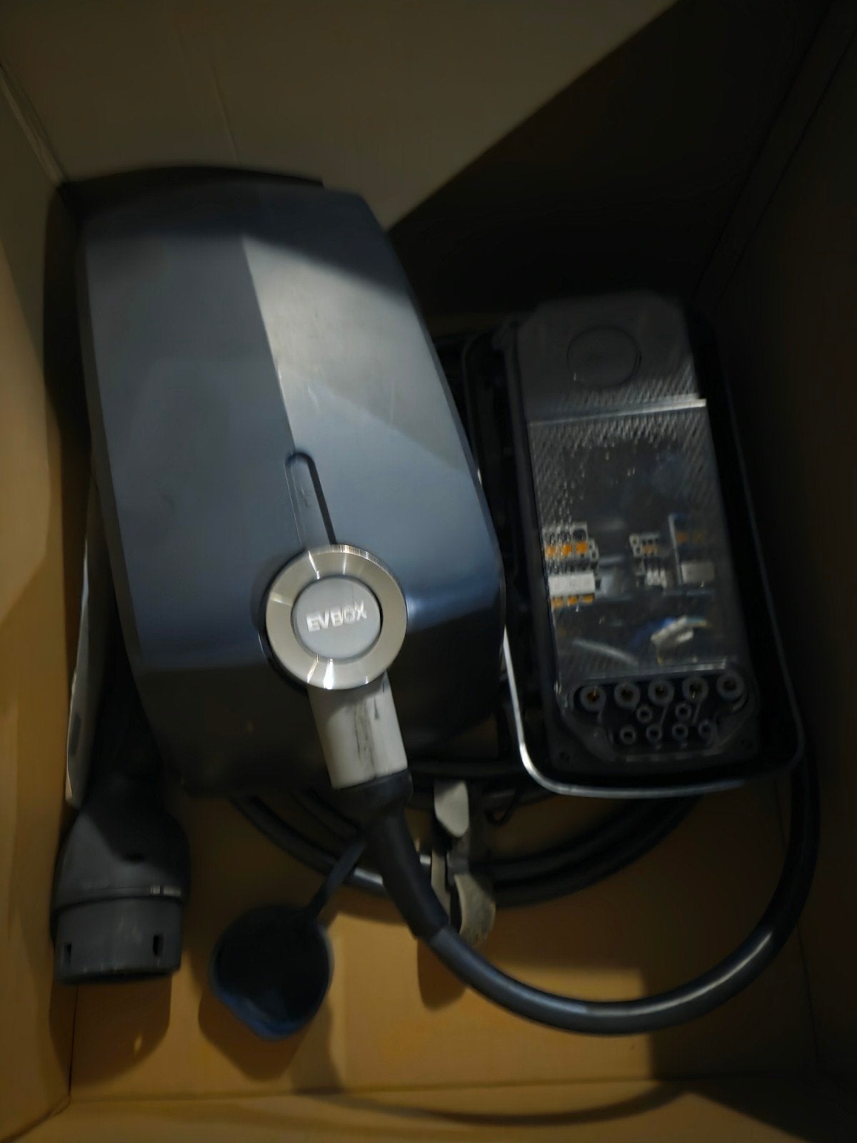 EV Box 3 fase Laadpaal Gebruikt - Compleet met Handleiding, Ophalen of Verzenden, Gebruikt, Laadpaal