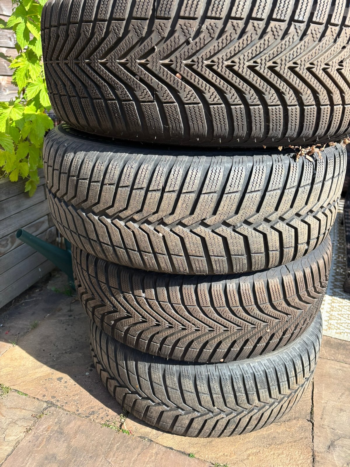 Volvo V70 Winterbanden Vredestein Snowtracks 195/60 R15, Auto-onderdelen, Banden en Velgen, Ophalen, Gebruikt, 15 inch, Banden en Velgen