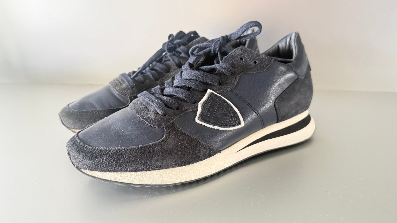Philippe Model Paris sneakers, Kleding | Dames, Sneakers of Gympen, Gedragen, Verzenden, Blauw