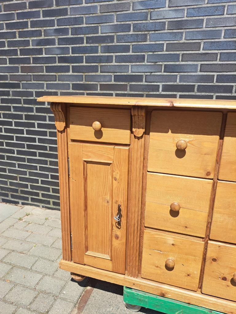 Oud grenen ladekast commode, Ophalen, RoDeKo Volendam, R.kooij65@gmail.com, Gebruikt