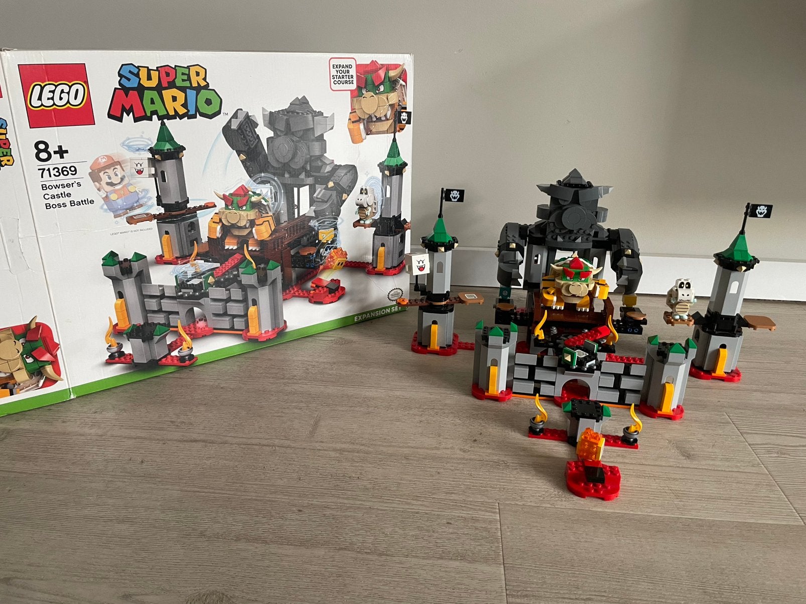 LEGO Super Mario 71369 Bowsers Kasteel Compleet, Ophalen of Verzenden, Gebruikt