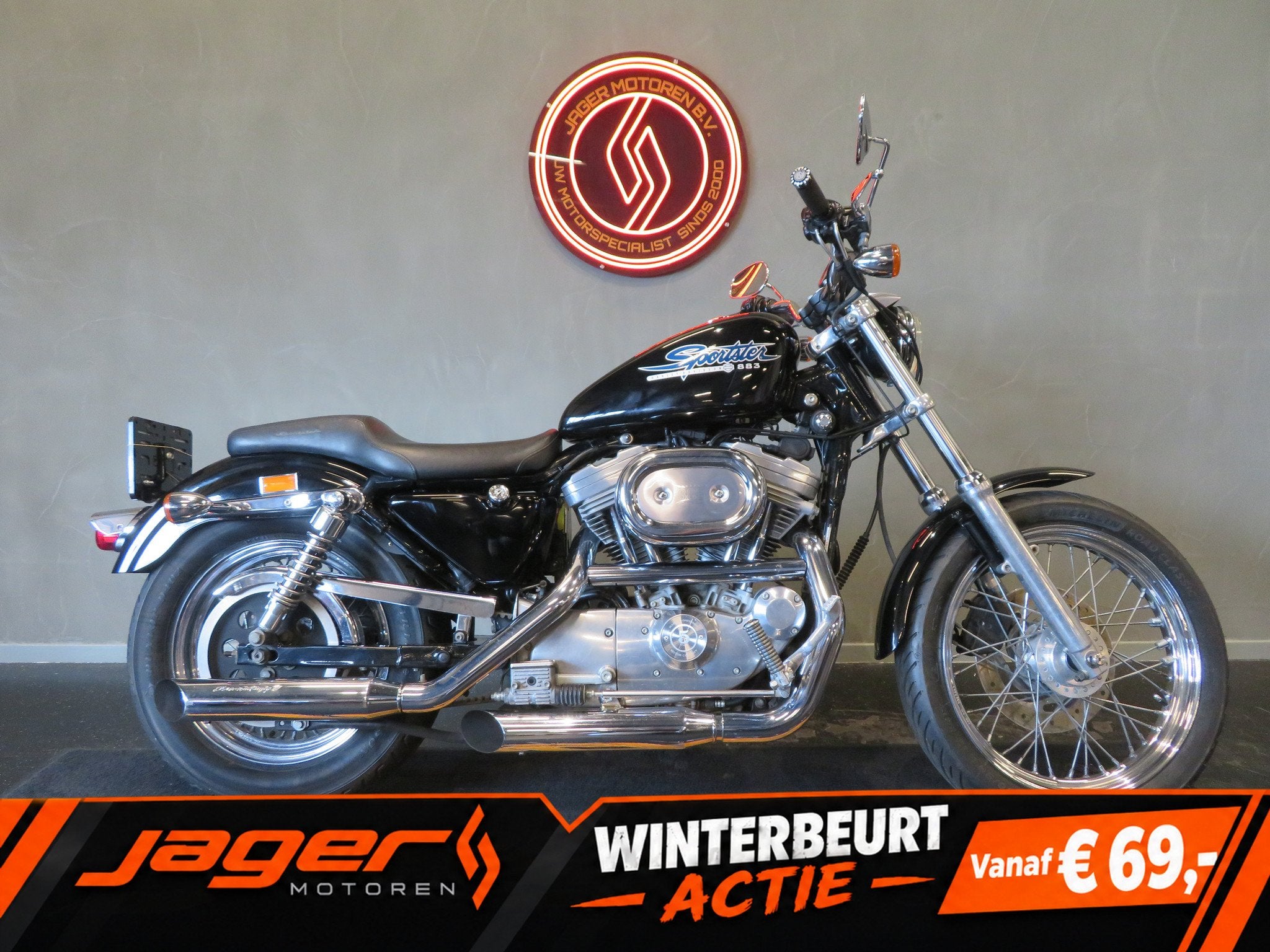 Harley-Davidson XL 883 SPORTSTER LIMITED (bj 2003), Motoren, Chopper, Gebruikt, Bedrijf