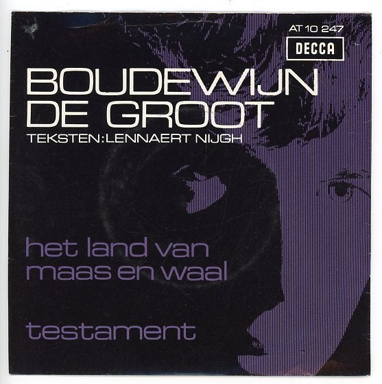 Single van Boudewijn de Groot uit 1967 ***, Gebruikt, 7 inch, Ophalen of Verzenden, Levenslied of Smartlap