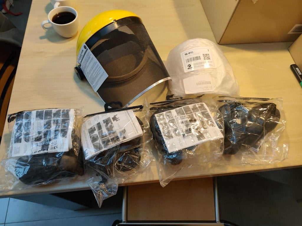 JSP gehoorbescherming 4 sets + gaasvizier en RPB Z-Link lens, Ophalen of Verzenden, Zo goed als nieuw
