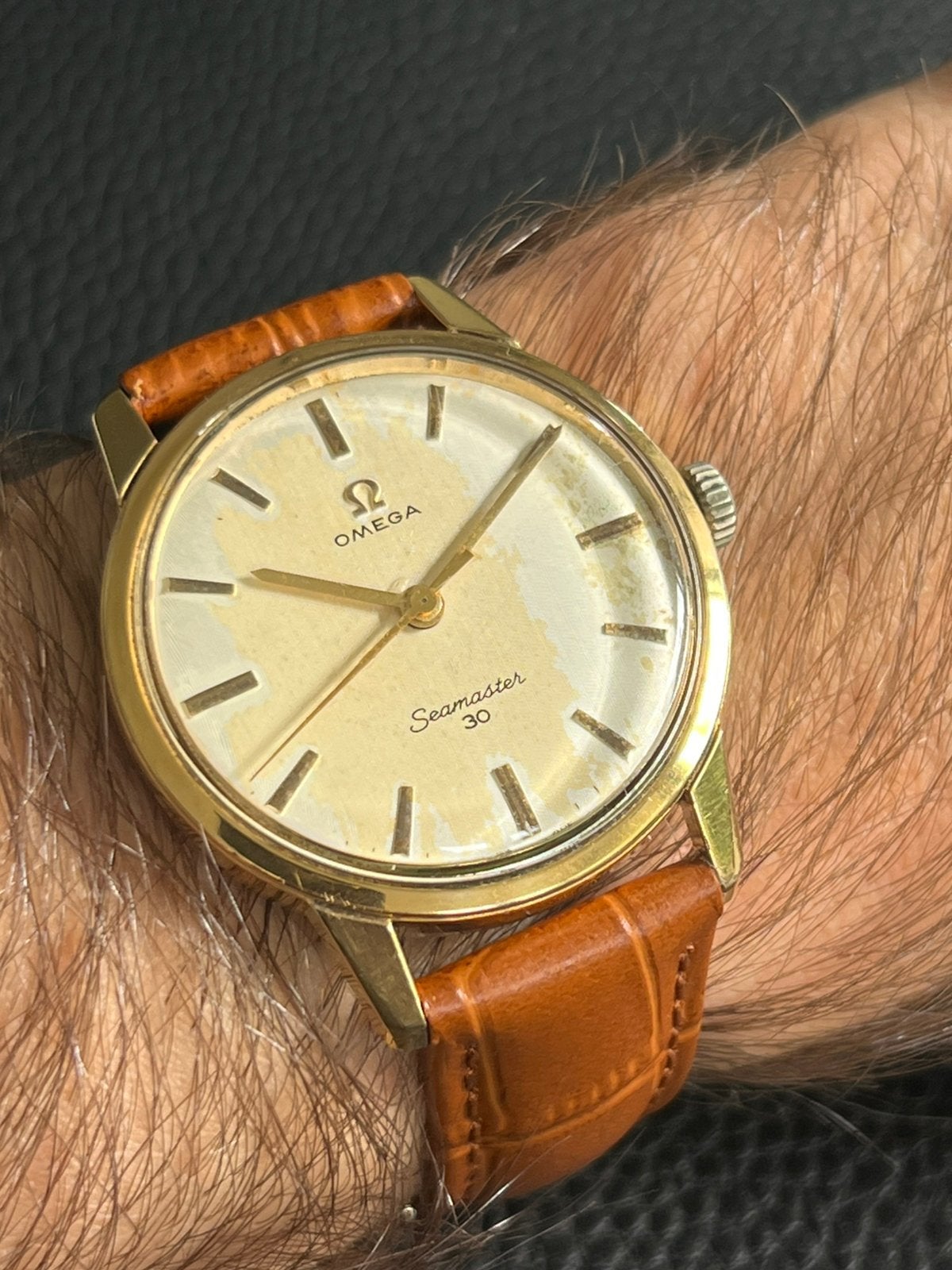 Vintage Omega Seamaster 30 horloge, Ophalen of Verzenden, Staal, Omega, 1960 of later