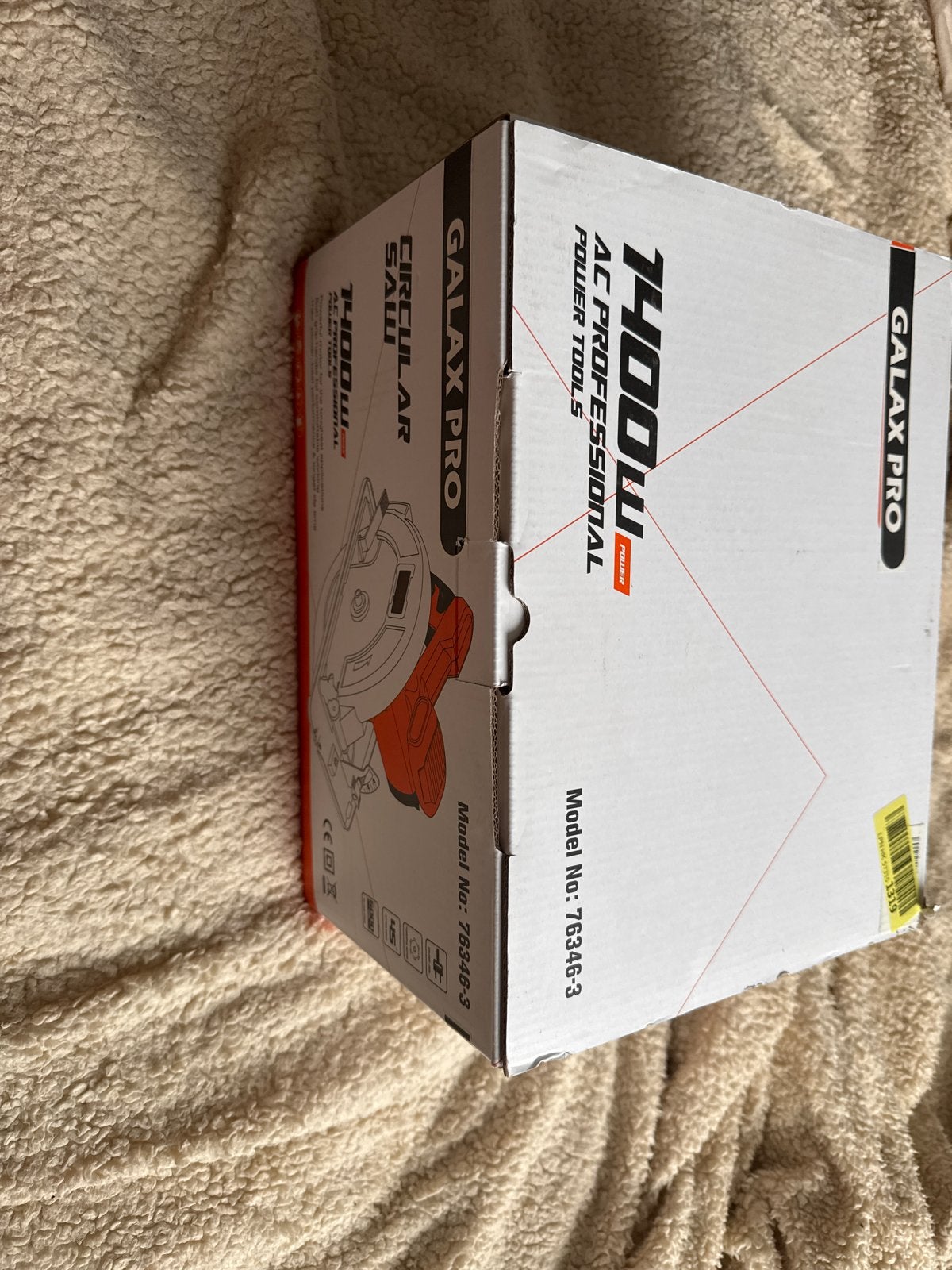 Galax Pro Cirkelzaag 1400W - Nieuw in doos, Ophalen of Verzenden, Nieuw, 1200 watt of meer, Cirkelzaag