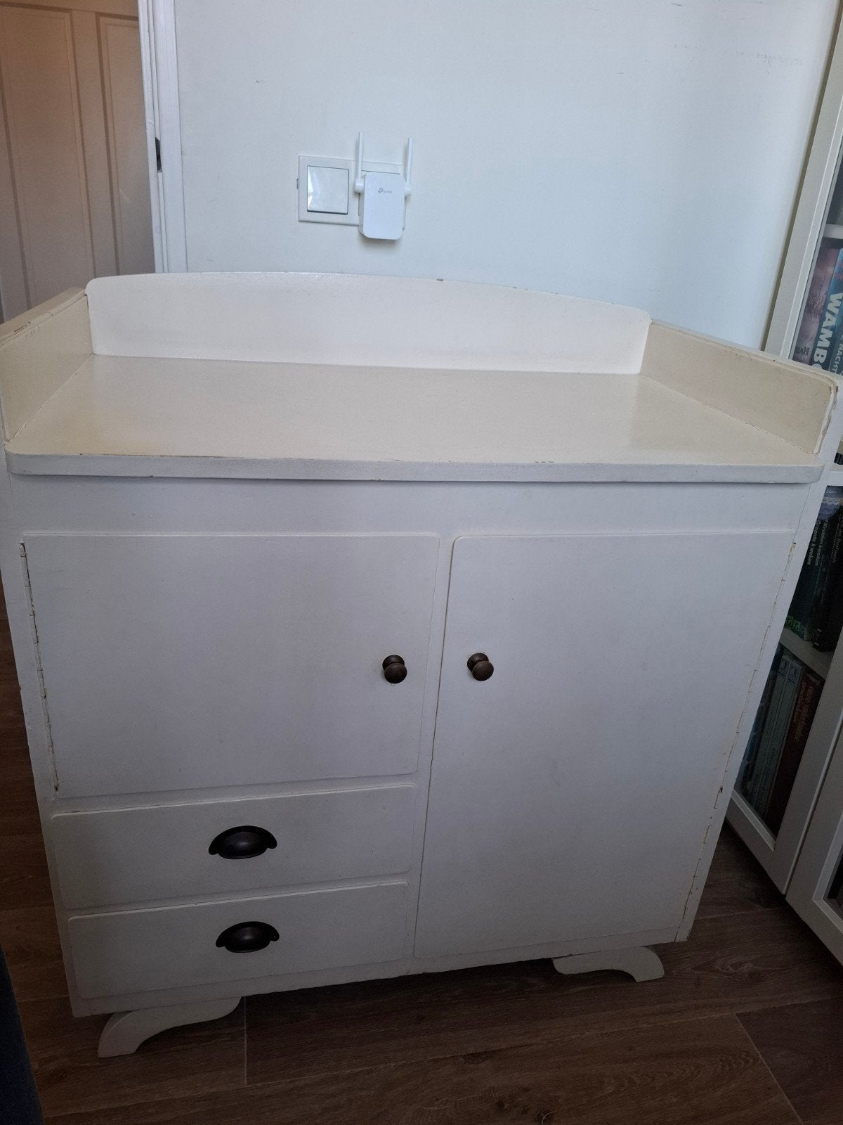 vintage commode, Ophalen, Gebruikt, 50 tot 70 cm, 105 cm of meer