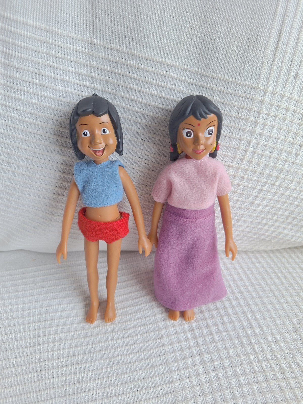 Mowgli en Shanti The Jungle Book Disney poppen, Ophalen of Verzenden, Zo goed als nieuw