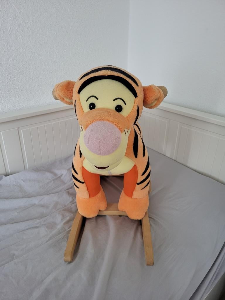Tijger Knuffel Schommelpaard - Zo goed als nieuw, Ophalen
