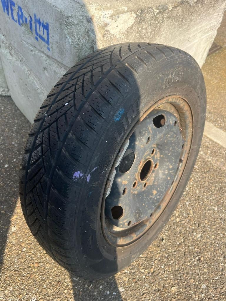 4x Winterbanden op stalen velg – 165/70 R14 81T – Green-Max, Ophalen, Gebruikt