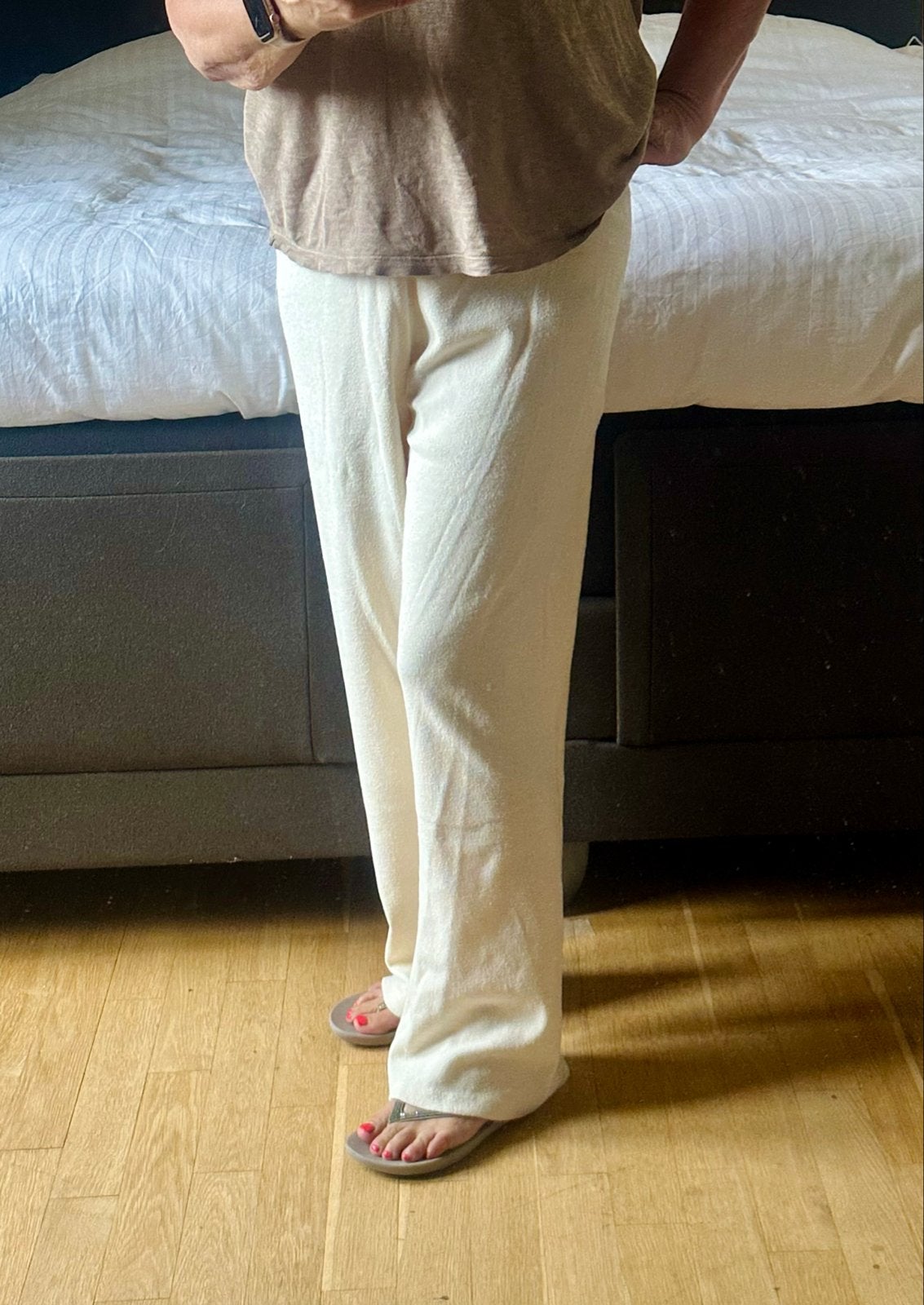 Zachte joggingbroek American Vintage maat S, Kleding | Dames, Beige, Ophalen of Verzenden, Zo goed als nieuw, Maat 36 (S)