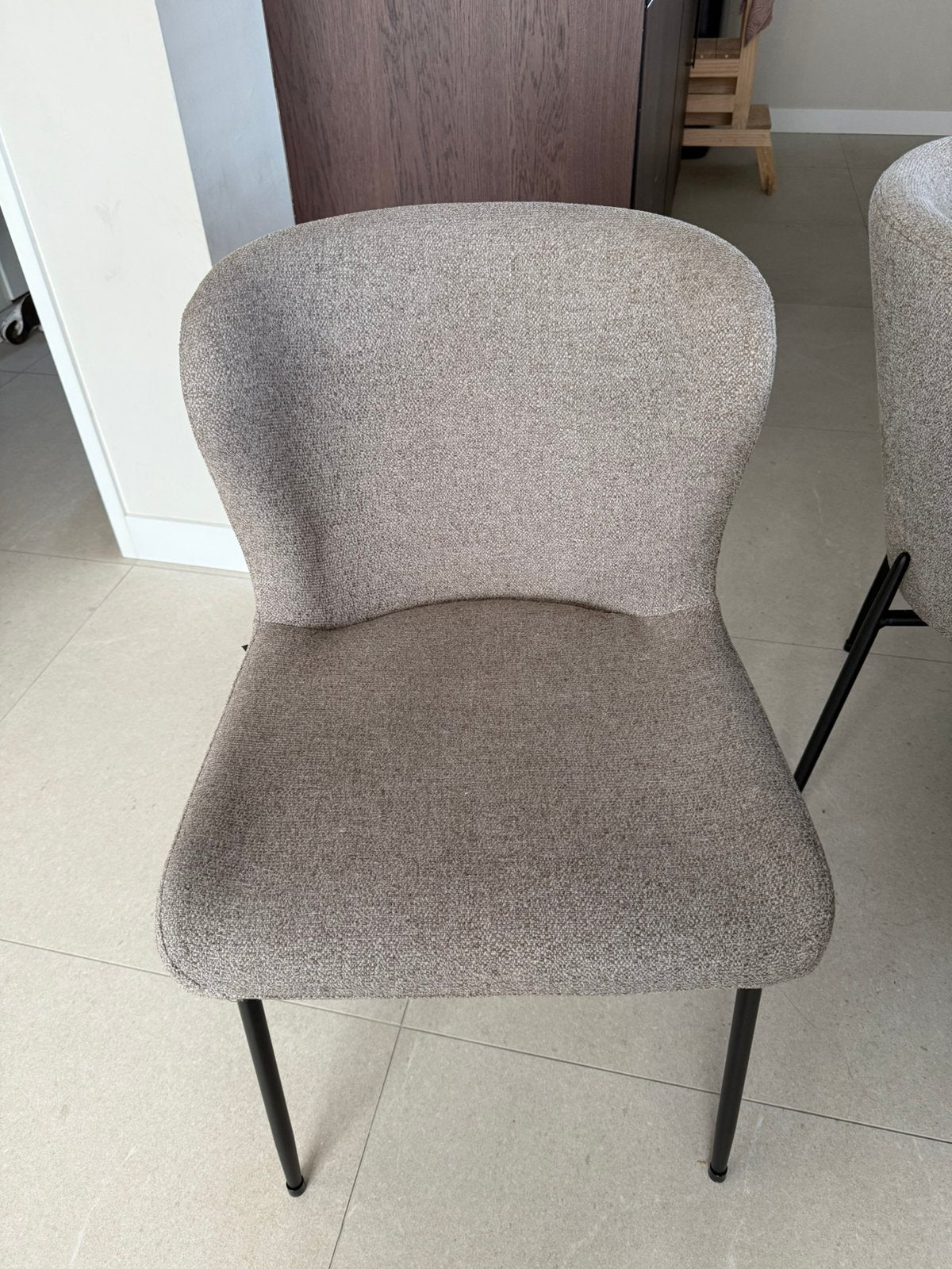 Goossens stoelen taupe, Ophalen, Zo goed als nieuw, Overige kleuren, Vijf, Zes of meer stoelen
