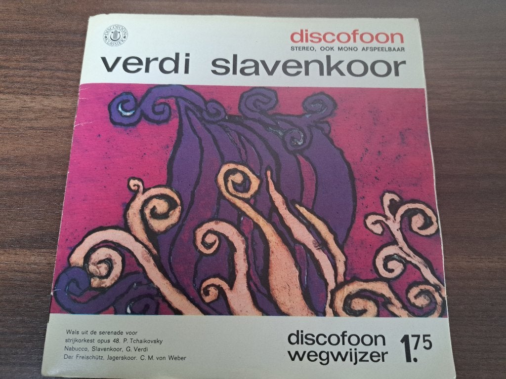Verdi Slavenkoor, Cd's en Dvd's, Vinyl Singles, Klassiek, 7 inch, Ophalen of Verzenden, Zo goed als nieuw
