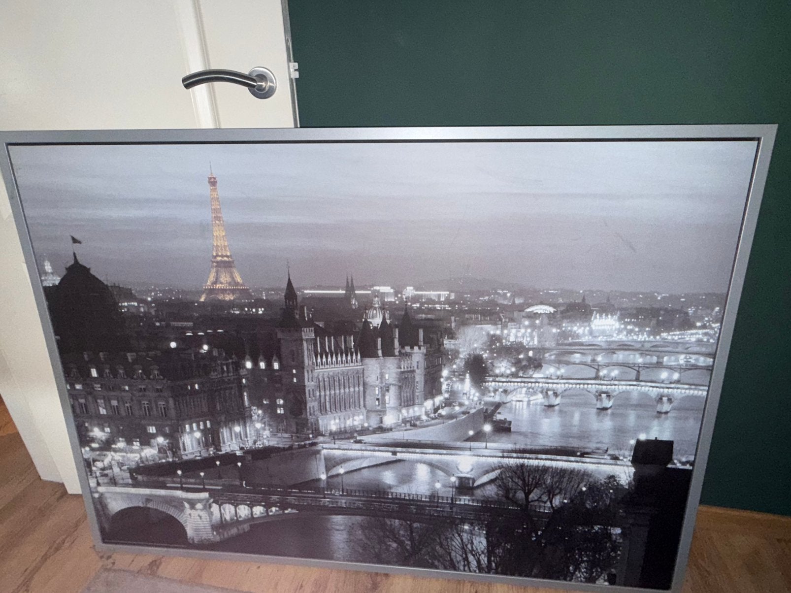 Ikea Paris schilderij, Ophalen, 125 cm of meer, Zo goed als nieuw, Schilderij