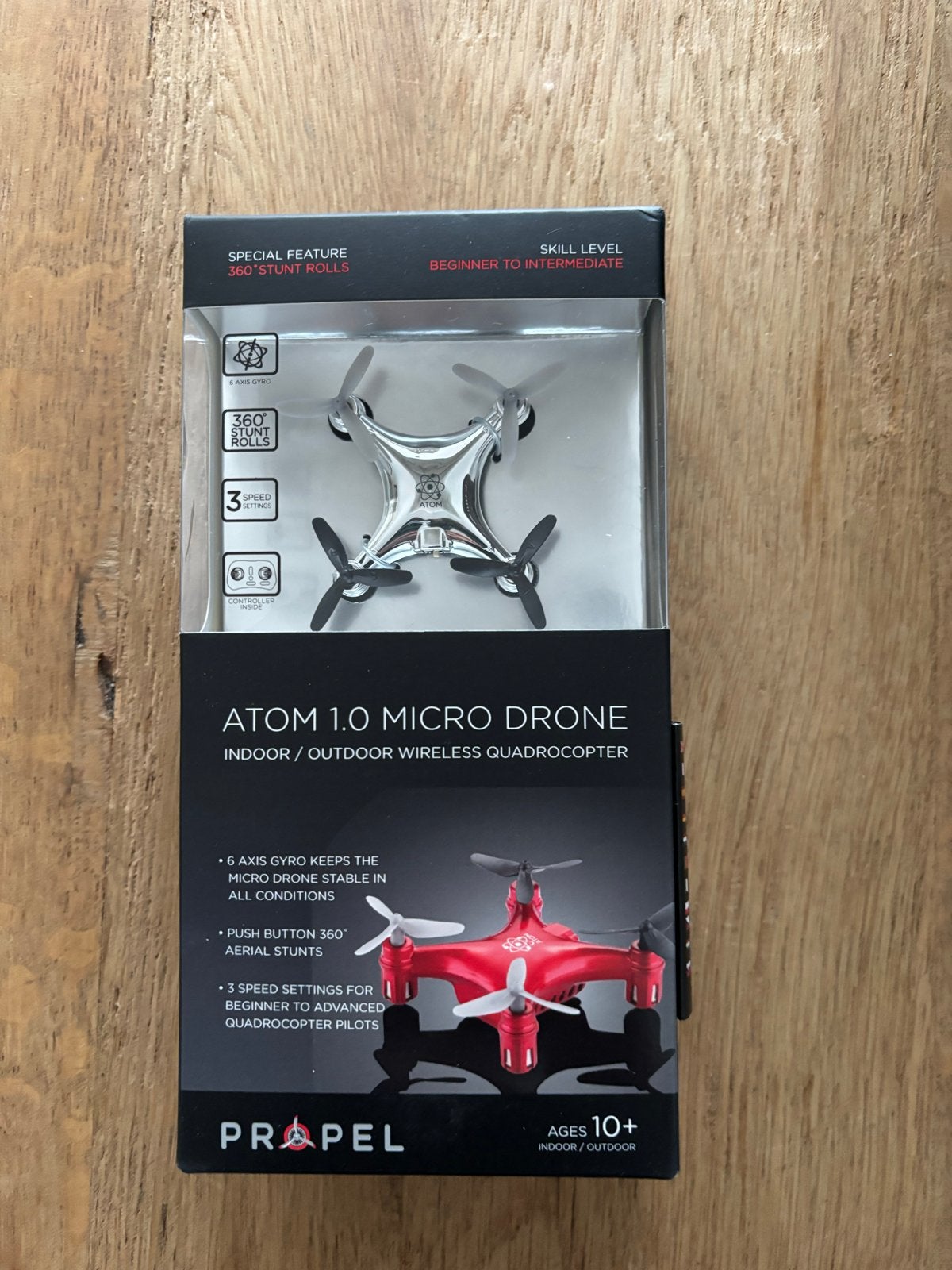 Propel Atom 1.0 Micro Drone - Indoor/Outdoor Quadrocopter, Overige merken, Nieuw, Minder dan 100 meter, Minder dan 15 minuten
