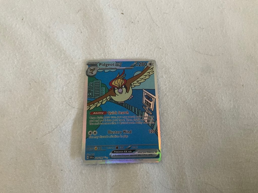 Pidgeot EX hp 280, Ophalen, Zo goed als nieuw, Losse kaart