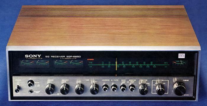 Sony quadro receiver SQR 6650, Gebruikt, Ophalen of Verzenden, Sony, Minder dan 60 watt