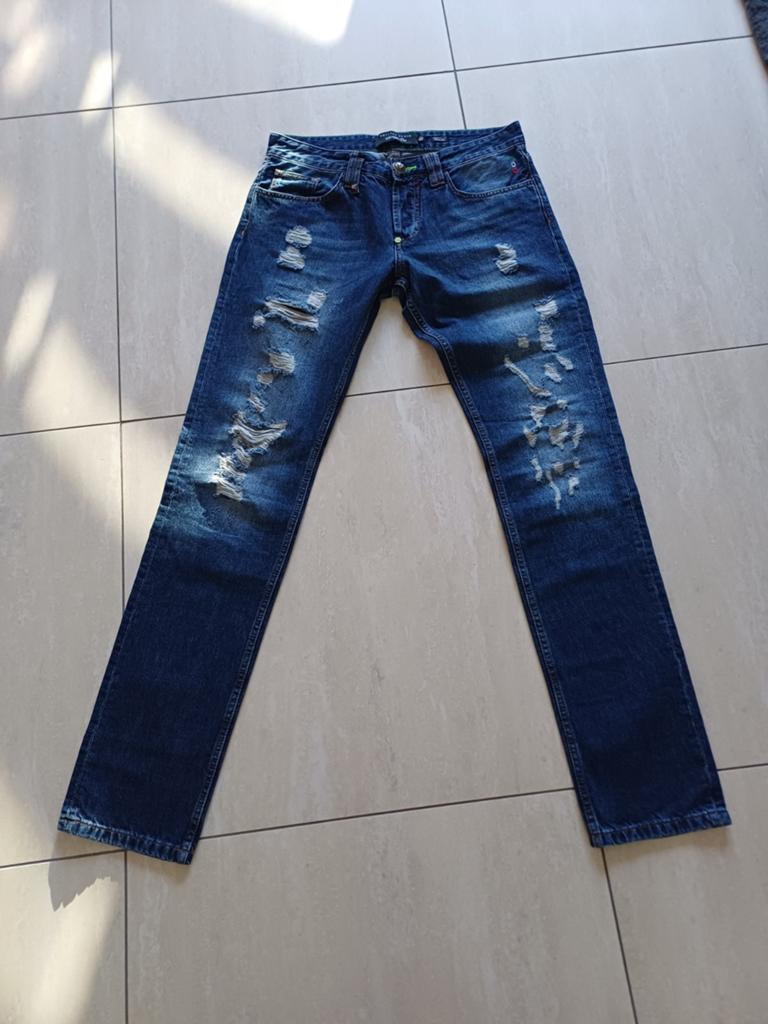 Philipp Plein, Blauw, Ophalen of Verzenden, Zo goed als nieuw, Philipp Plein