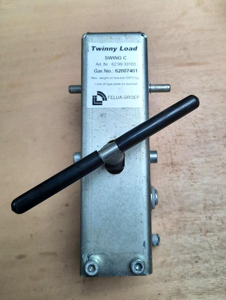 Twinny Load Swing Kop - Koppeling trekhaak fietsendrager, Elektrische fiets, Ophalen of Verzenden, Zo goed als nieuw, Fietsendrager-accessoire