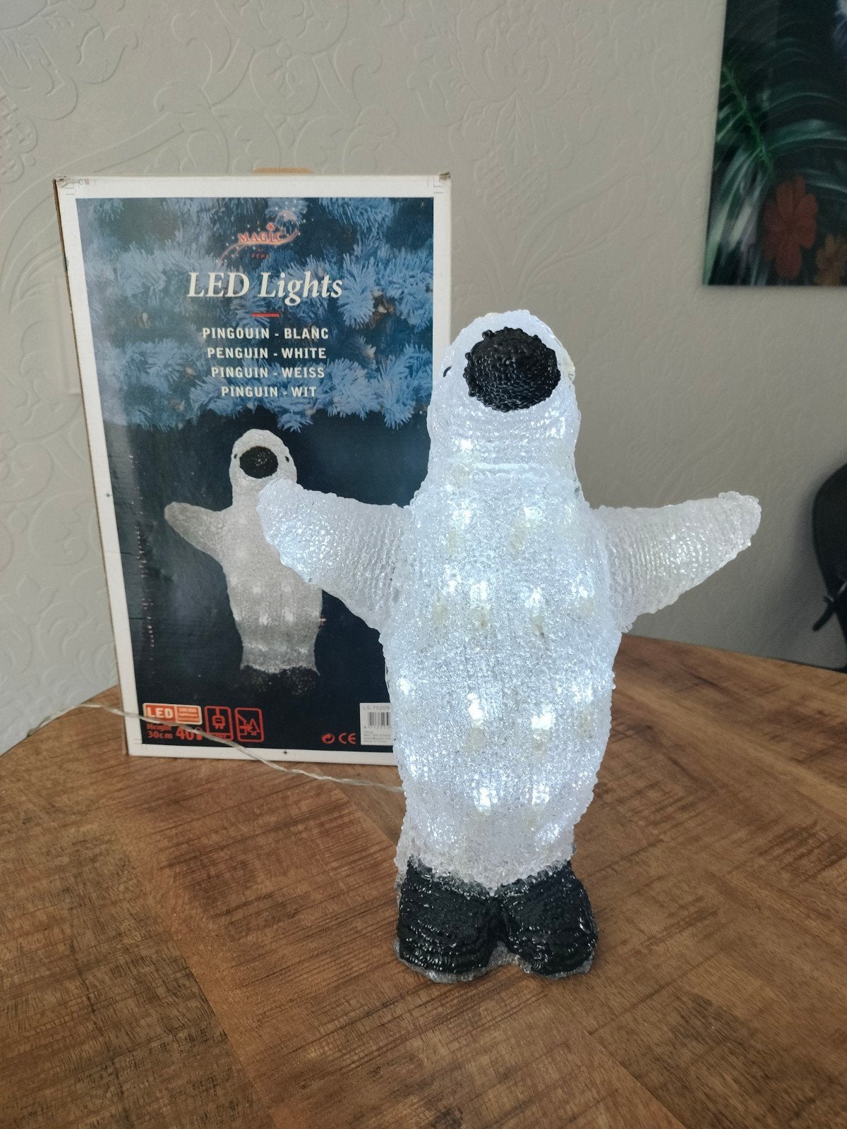 ledfiguur, pinguin, Ophalen, Gebruikt