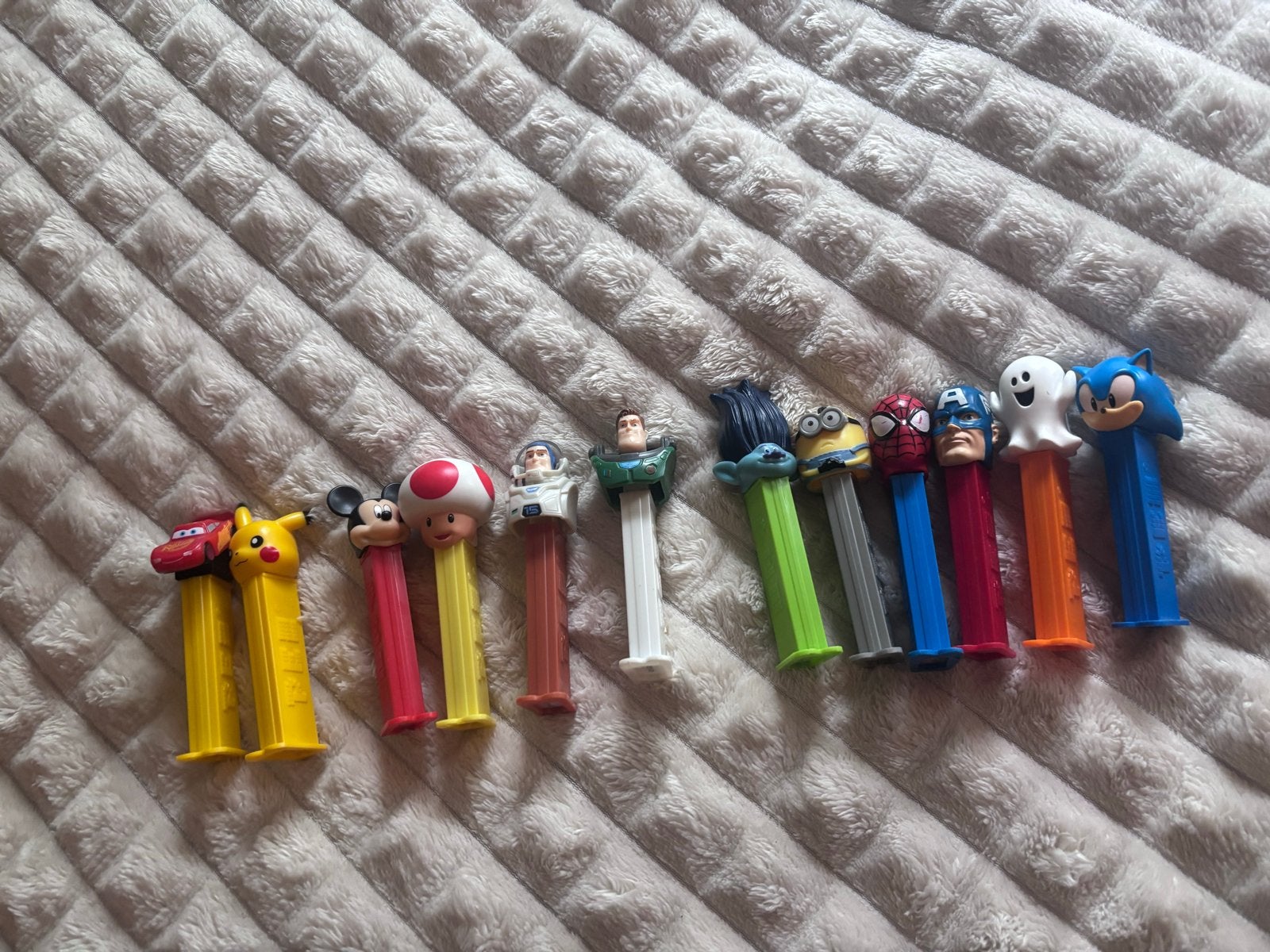 Pez dispensers - diverse figuren, Ophalen of Verzenden, Gebruikt