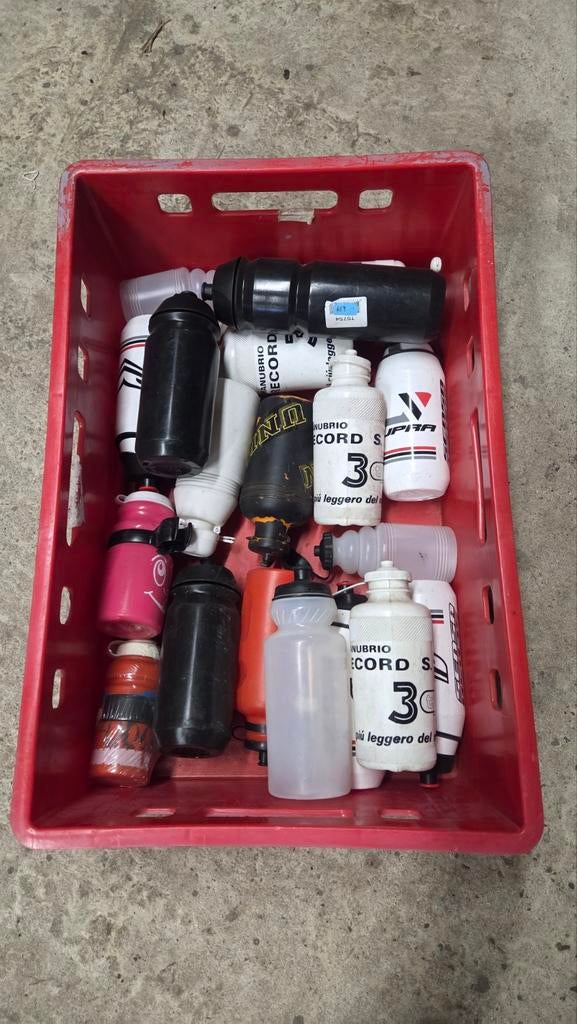 Partij fiets bidons retro, Ophalen of Verzenden