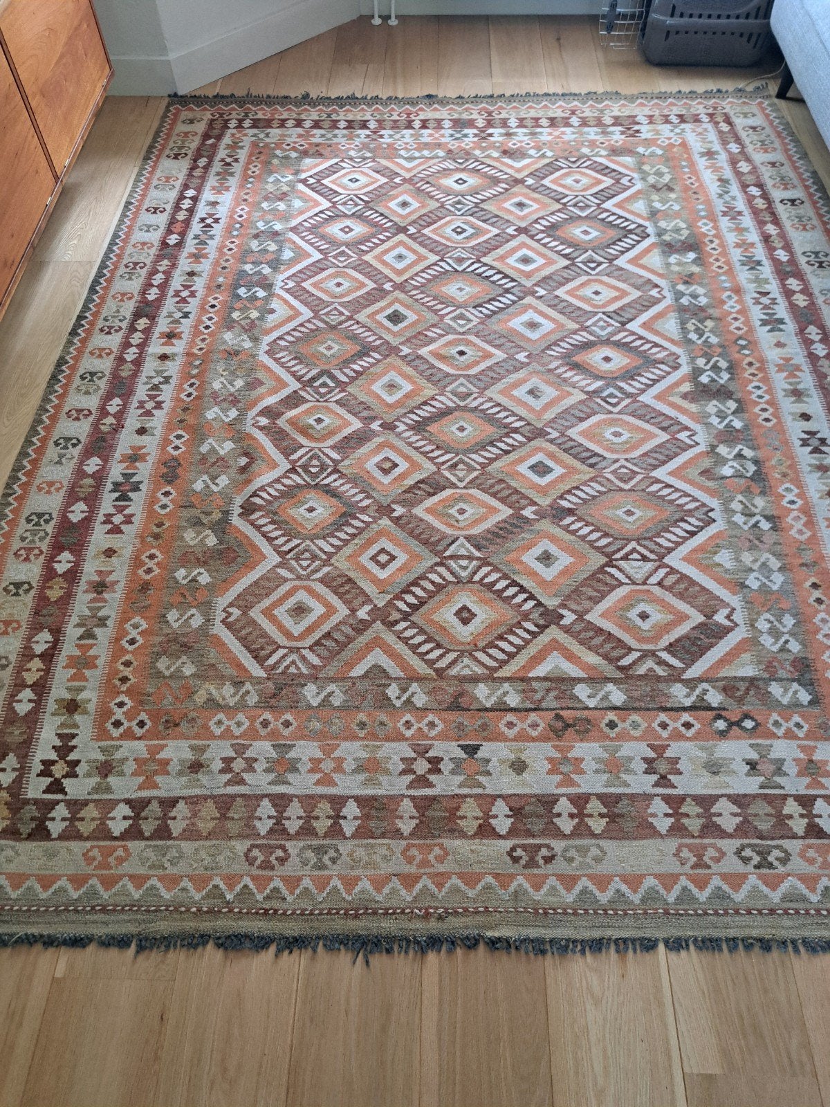 Vloerkleed van 265 x 212, Grijs, 200 cm of meer, Ophalen of Verzenden, 200 cm of meer