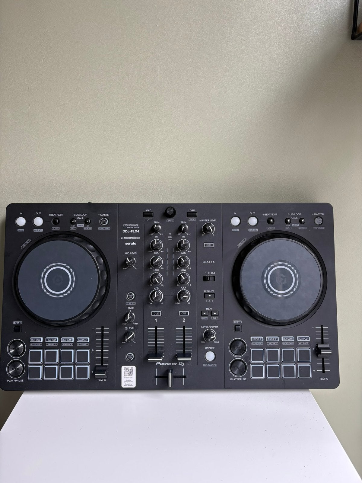 PIONEER DDJ-FLX4 (compleet/Als nieuw), Ophalen of Verzenden, Zo goed als nieuw, Pioneer