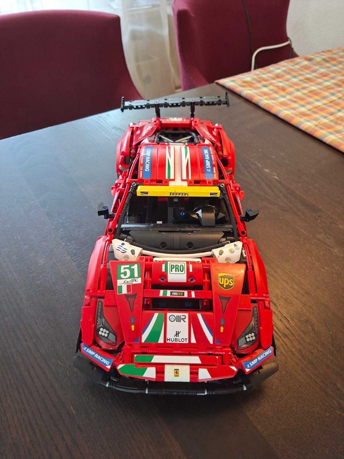 LEGO Technic Ferrari 488 GTE AF Corse #51 (42125), Auto, Groter dan 1:32, Zo goed als nieuw, Ophalen