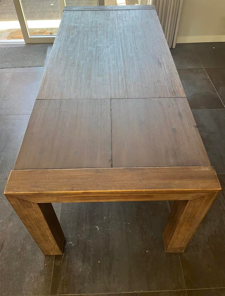Uitschuifbare eettafel Lowik Meubelen - 160/210x90cm, Ophalen, Gebruikt, 200 cm of meer, 50 tot 100 cm