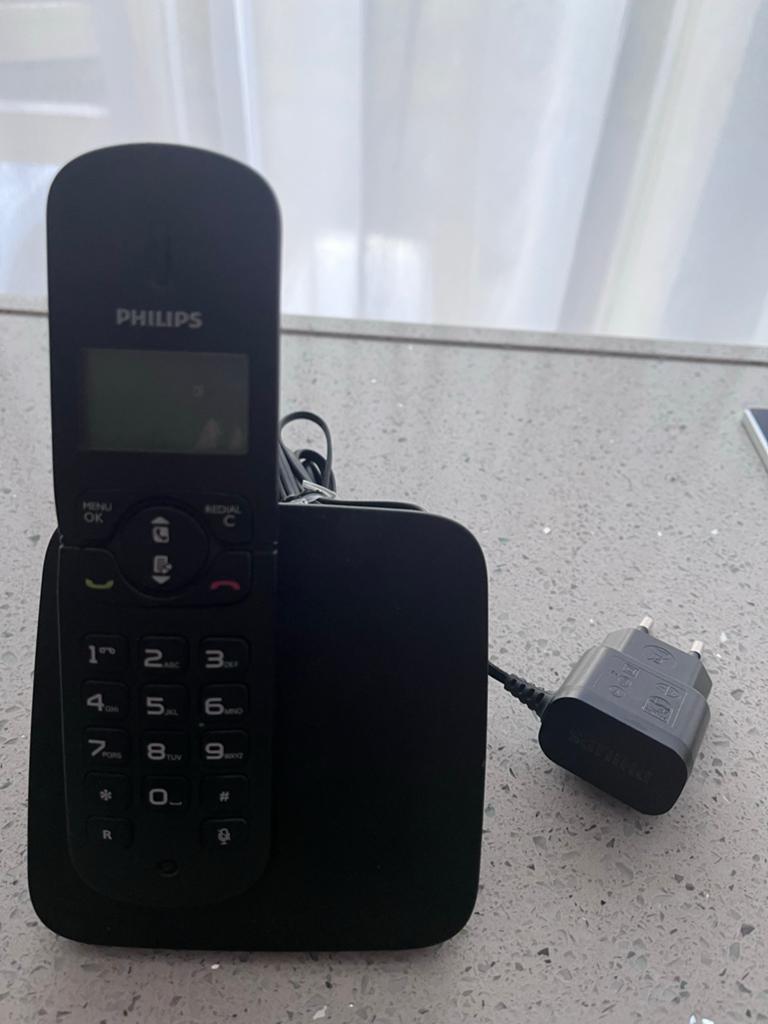 Philips draadloze telefoon met basisstation, Ophalen of Verzenden, Zo goed als nieuw, 1 handset