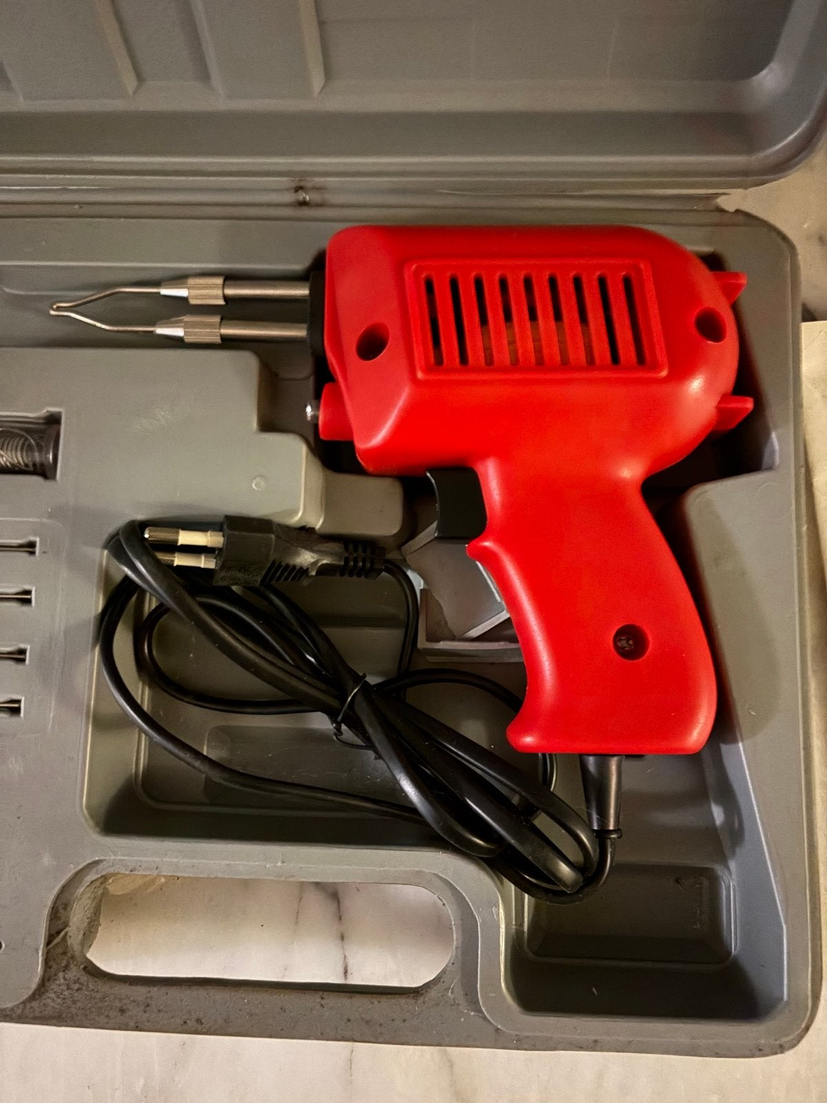 Elektrische soldeerbout in koffer, Doe-het-zelf en Verbouw, Ophalen of Verzenden, Gebruikt, Overige typen, Overige merken