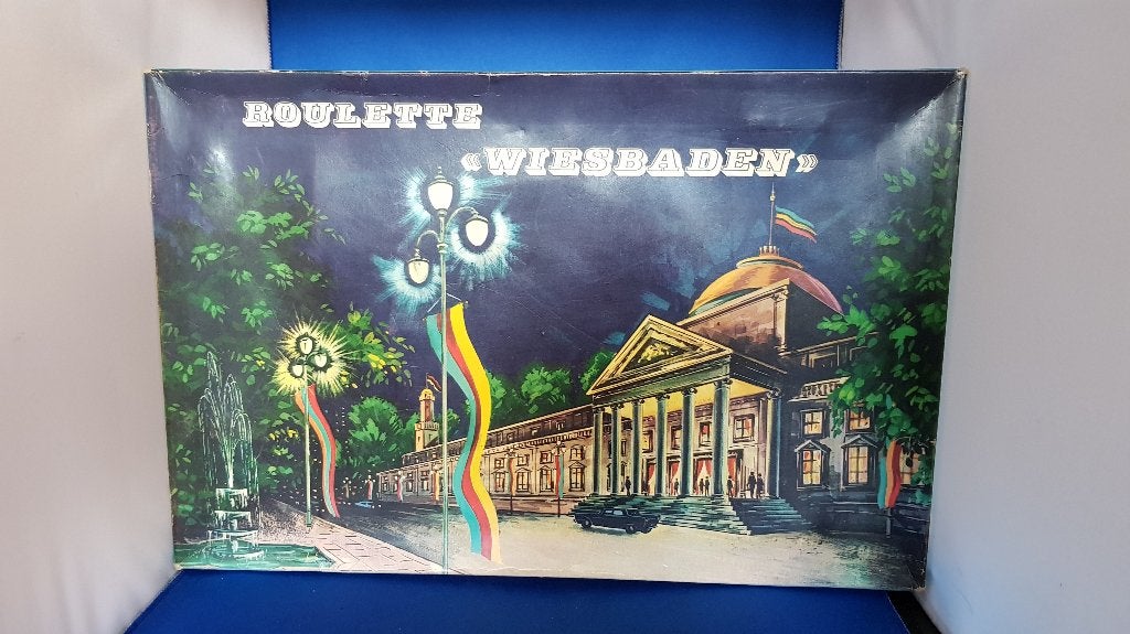 Roulette spel Wiesbaden, made in Italy jaren 60 /70. K8, Tweedehands verkoop, Tweedehands verkoop, Gebruikt, Ophalen of Verzenden