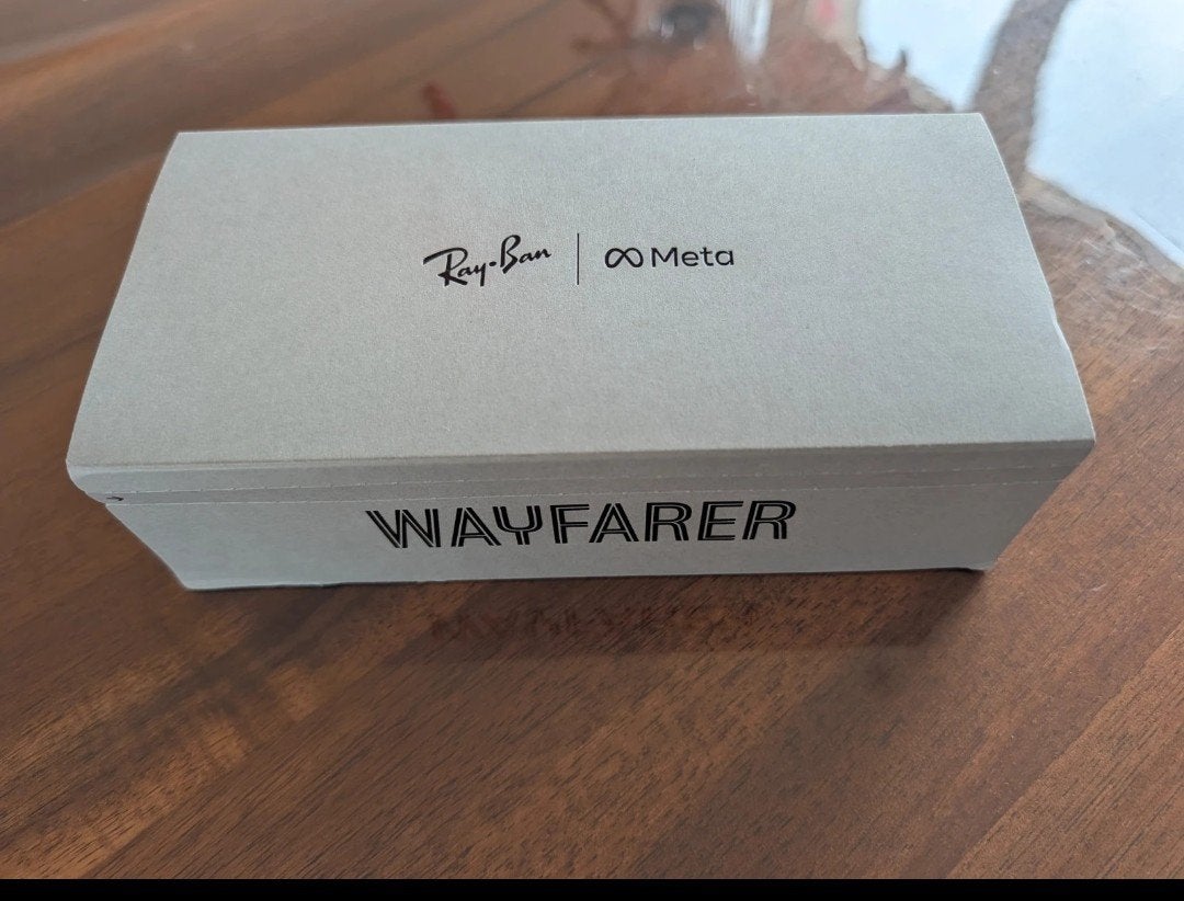 Ray-Ban Meta Wayfarer Smart Glasses - Nieuw in Doos, Zwart, Nieuw, Ophalen of Verzenden, Ray-Ban