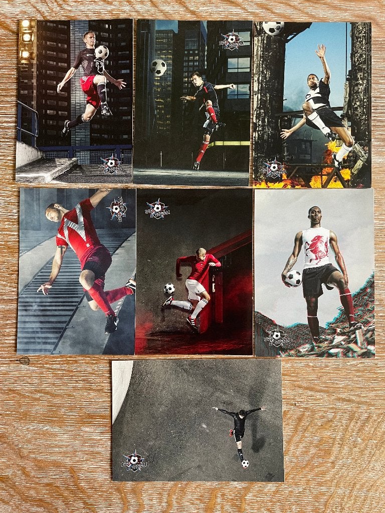 STARS OF FOOTBAL kaarten met handtekening., Ophalen of Verzenden, Buitenlandse clubs, Poster, Plaatje of Sticker
