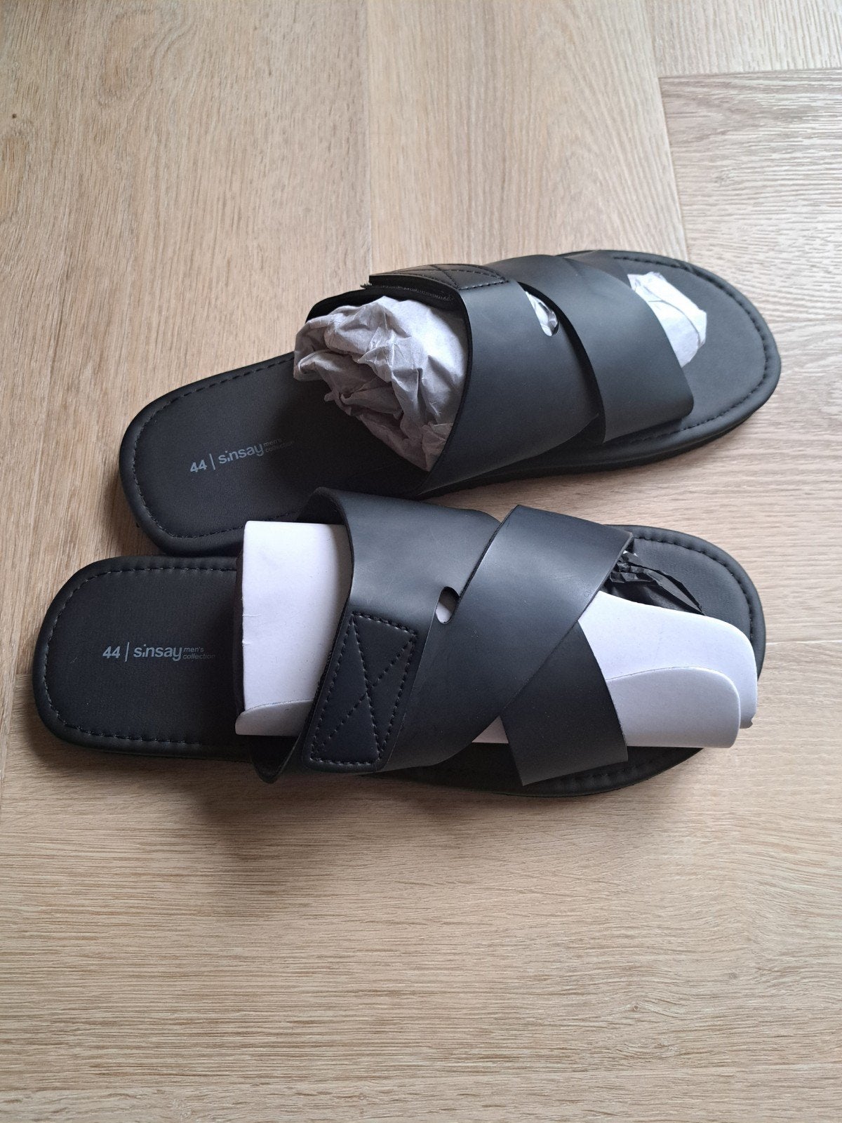 HEREN ZOMER SLIPPERS NIEUW MAAT 44 ZWART, Ophalen of Verzenden, Nieuw, Zwart