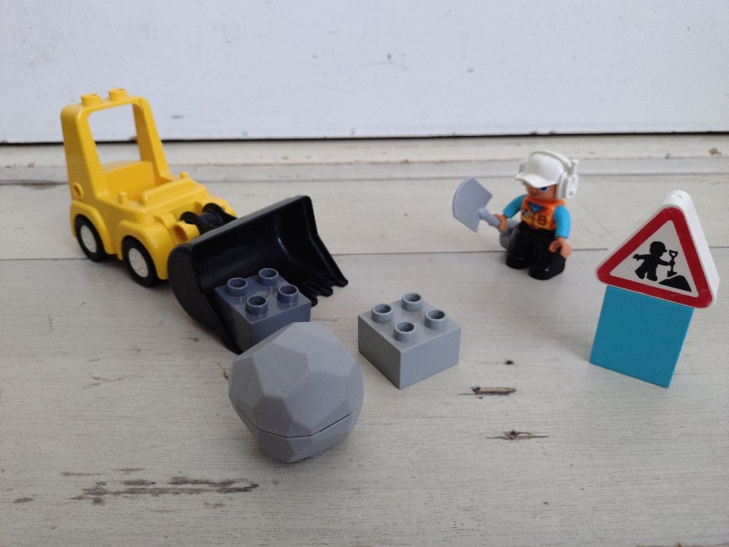 Duplo Bulldozer 10930, Overige thema's, Ophalen of Verzenden, Zo goed als nieuw, Compleet