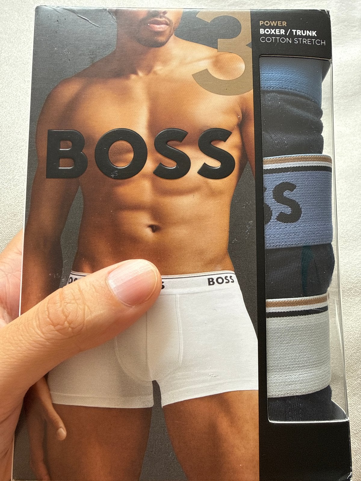 Nieuwe Hugo Boss Boxershorts - 3-pack Maat L, Ophalen of Verzenden, Zwart, Boxer