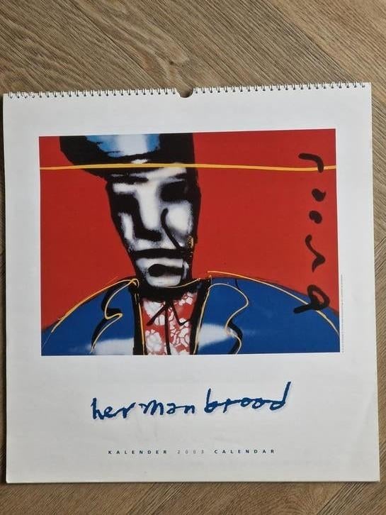 Calender van 2003 van Herman Brood., Antiek en Kunst, Kunst | Overige Kunst, Verzenden