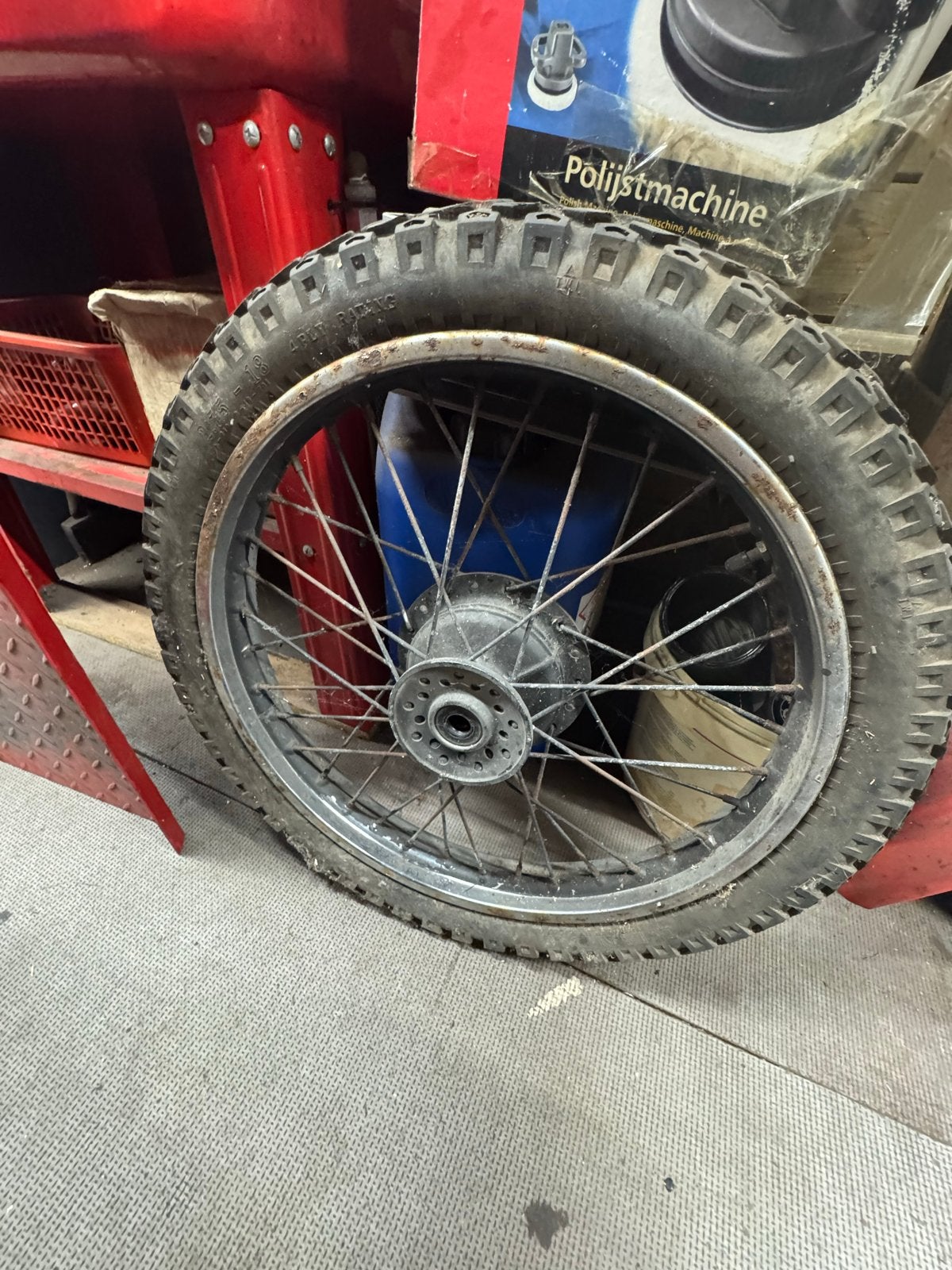 Yamaha DT50 / DT50MX Voorwiel - Gebruikt, Ophalen of Verzenden, Gebruikt, Overige typen