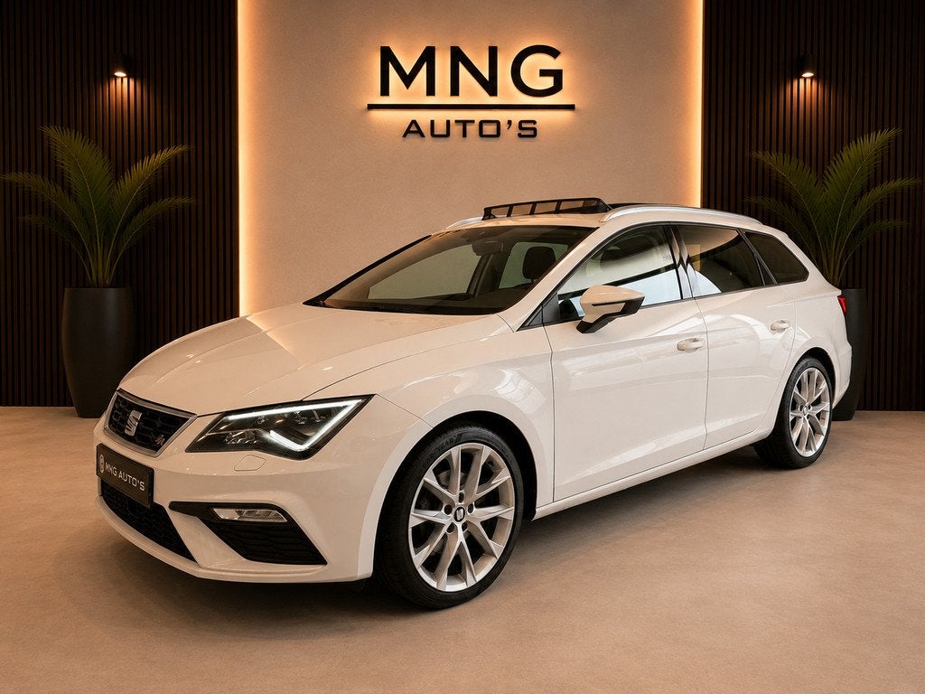 Seat LEON ST 2.0 TDI FR|DSG|PANO|LEDER|SFEERVERL|ST.VW|, Auto's, 1325 kg, Gebruikt, Euro 6, 4 cilinders