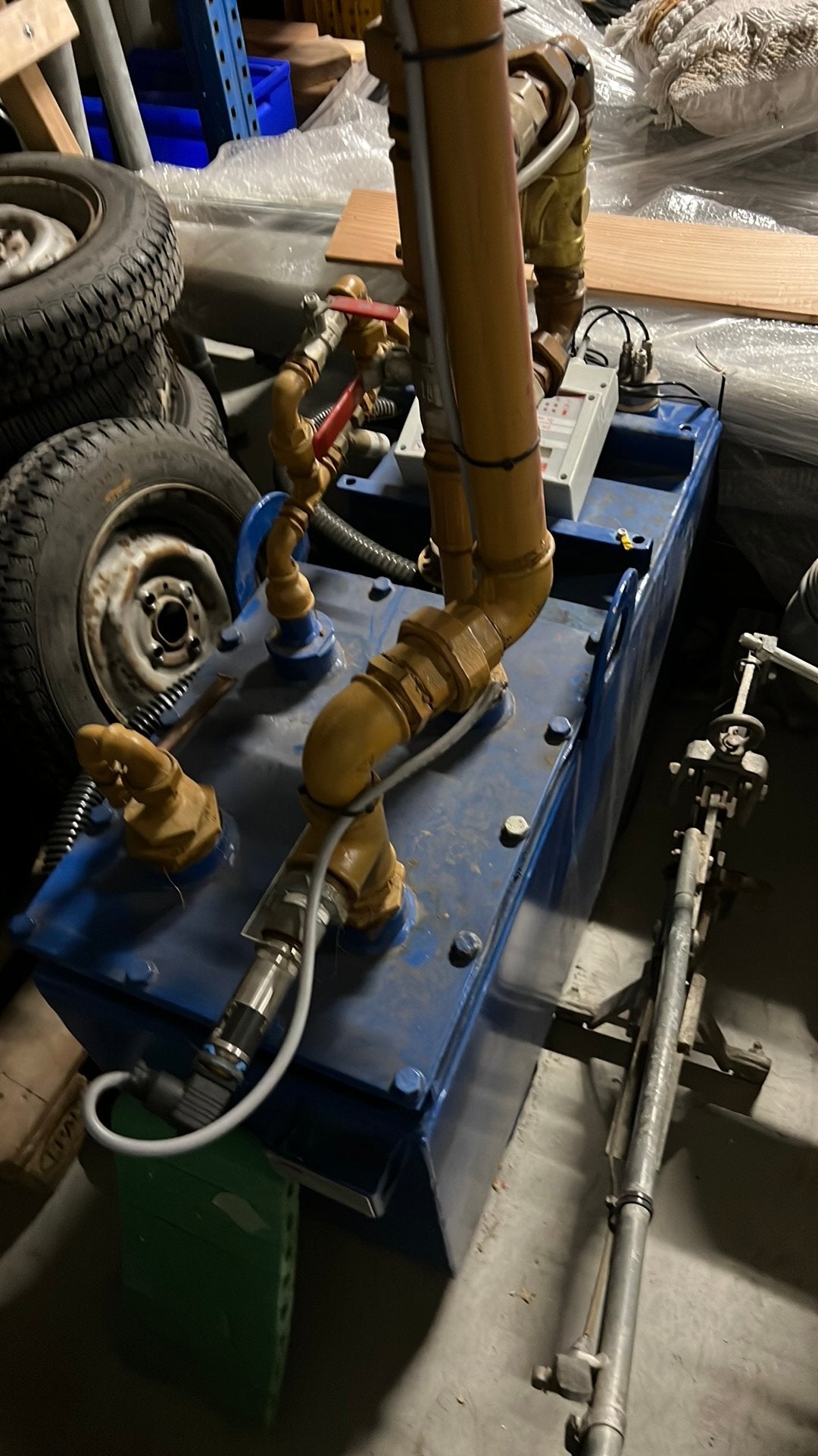 Diesel tank met pomp, Ophalen, Gebruikt