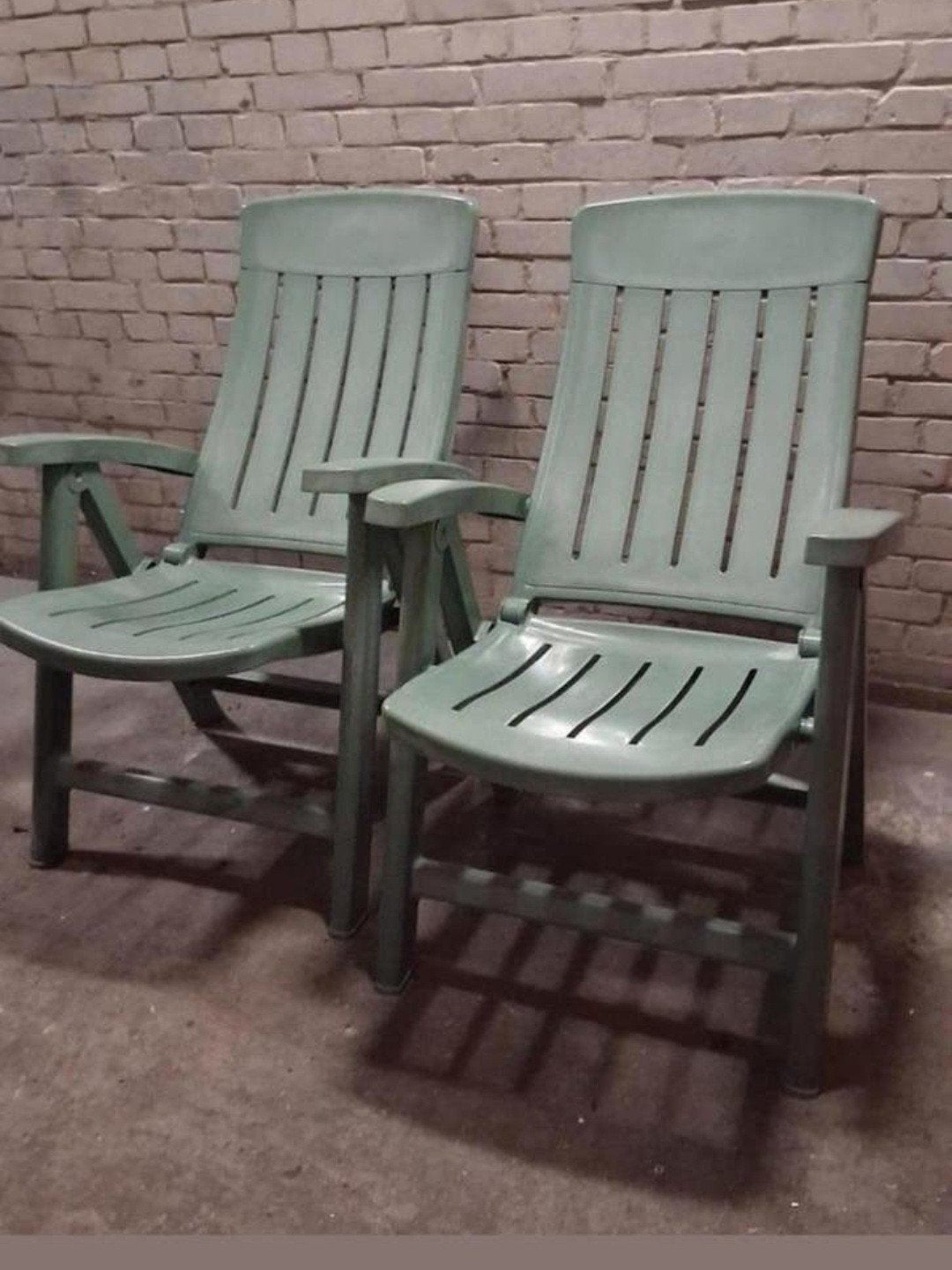 Te koop! La persis merk 2 Tuinstoelen verstelbaar., Ophalen, Kunststof, Verstelbaar