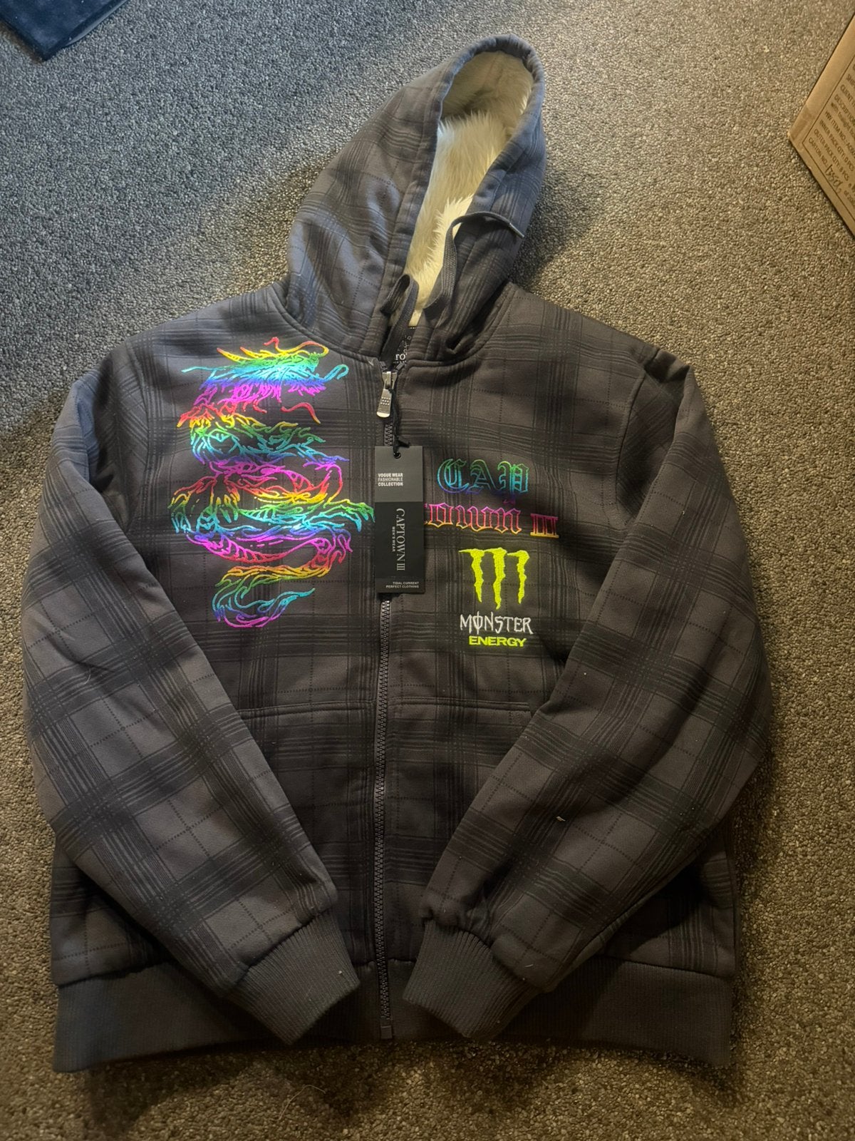 Monster Energy Winterjas  NIEUW, Ophalen of Verzenden, Nieuw, Maat 56/58 (XL), Zwart