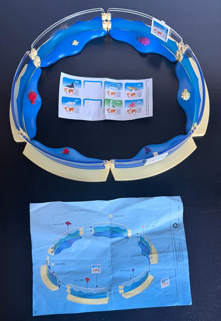 Playmobil 9063 Zeehondenbassin met instructies, Kinderen en Baby's, Speelgoed | Playmobil, Ophalen of Verzenden, Zo goed als nieuw