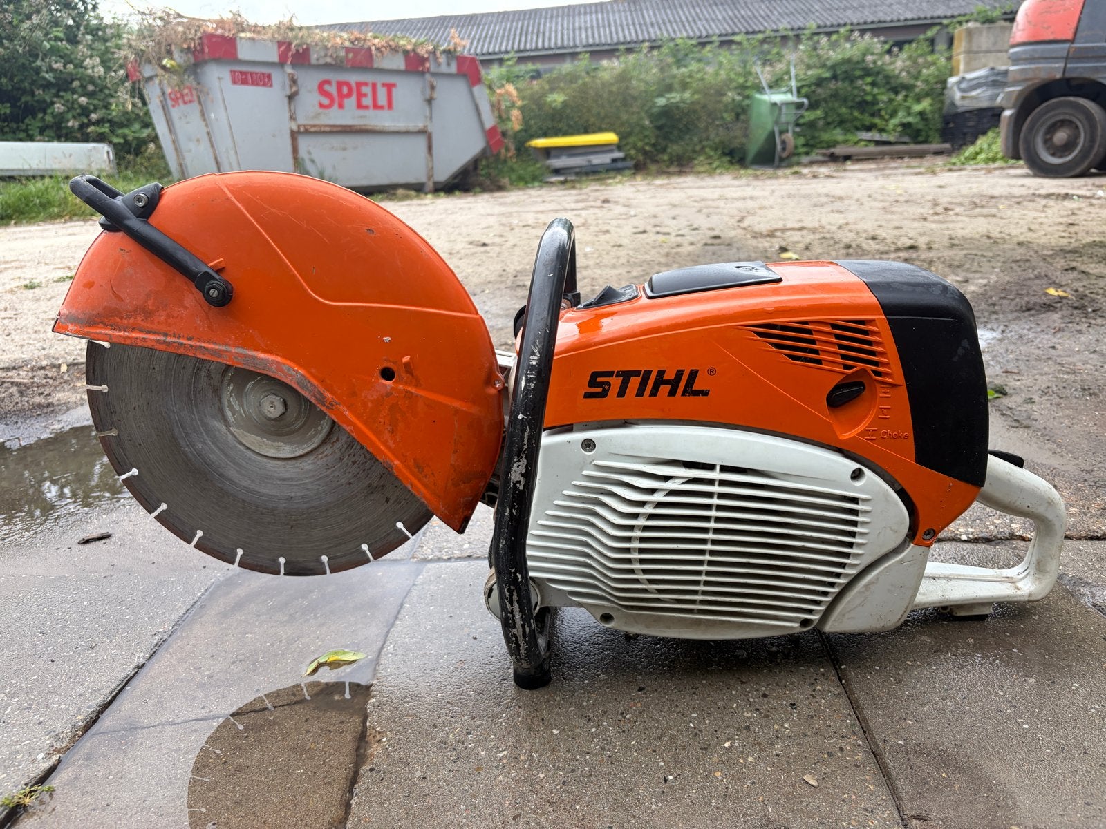 Stihl TS700 doorslijper - Weinig gebruikt, eerste eigenaar, Ophalen, Zo goed als nieuw, Overige typen