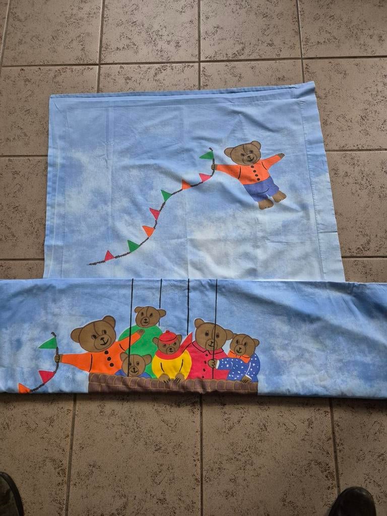 Kinder dekbedovertrek, Blauw, Dekbedovertrek, Ophalen of Verzenden, Zo goed als nieuw